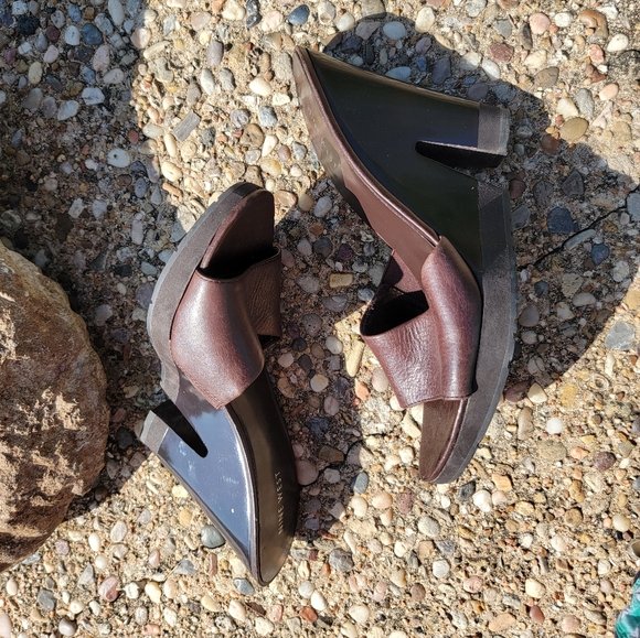 SOLD- Platform Wedge Mule - Picture 3 of 12